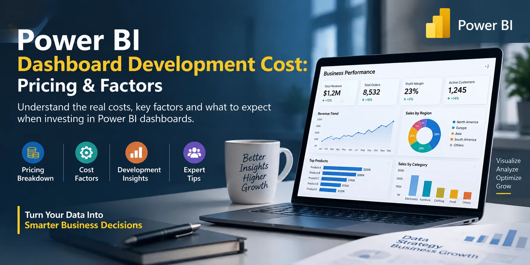 Power BI Dashboard Development Cost: Pricing & Factors