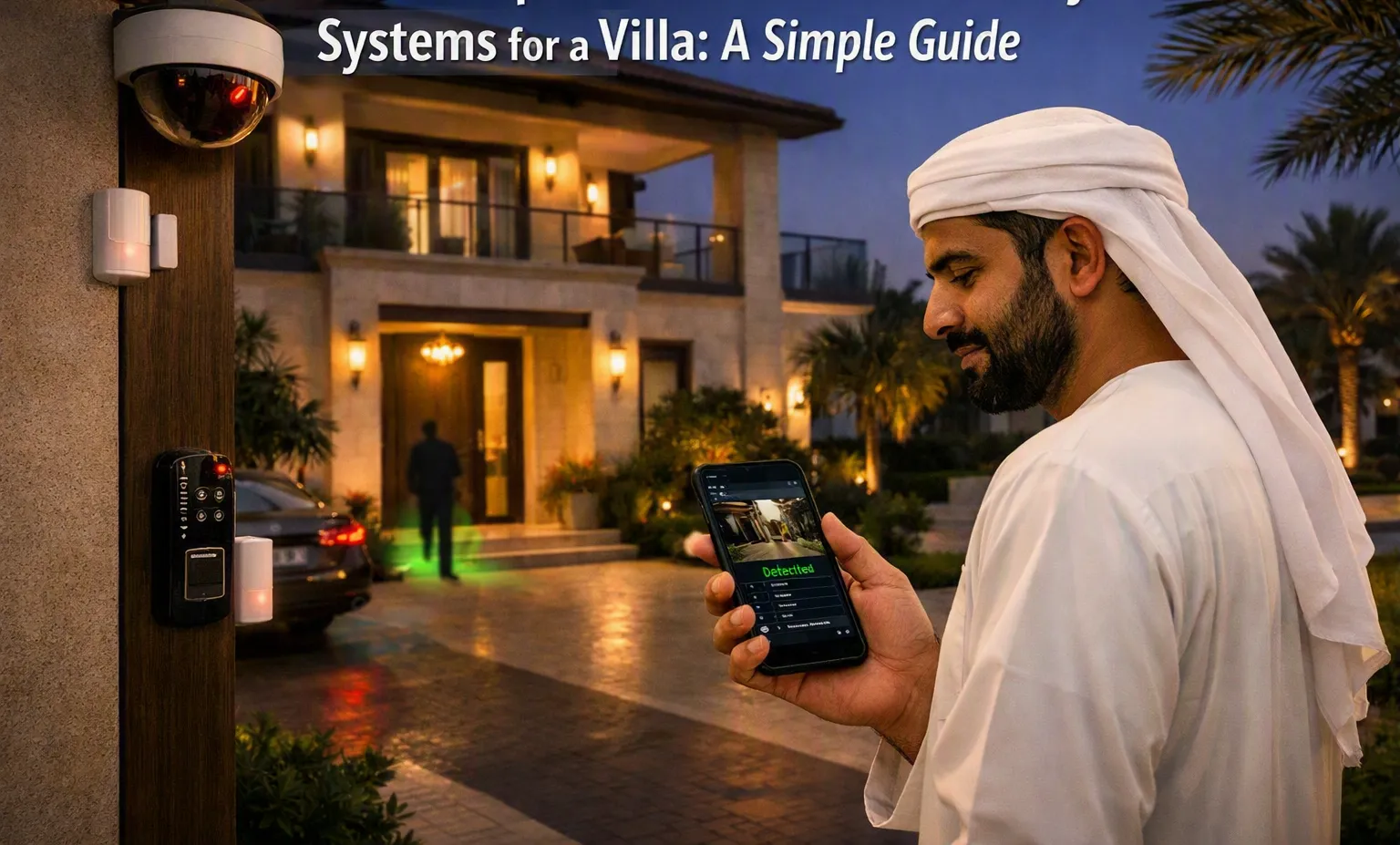 How to Compare Smart Home Security Systems for a Villa: A Simple Guide