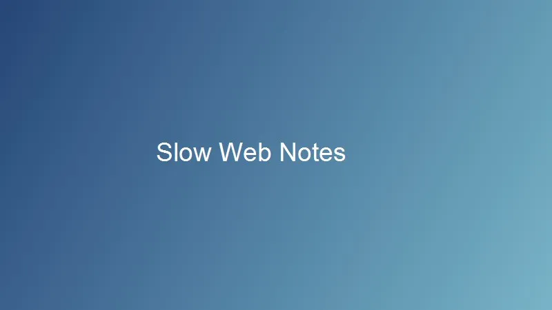 Keeping a Slow Page in a Fast Web