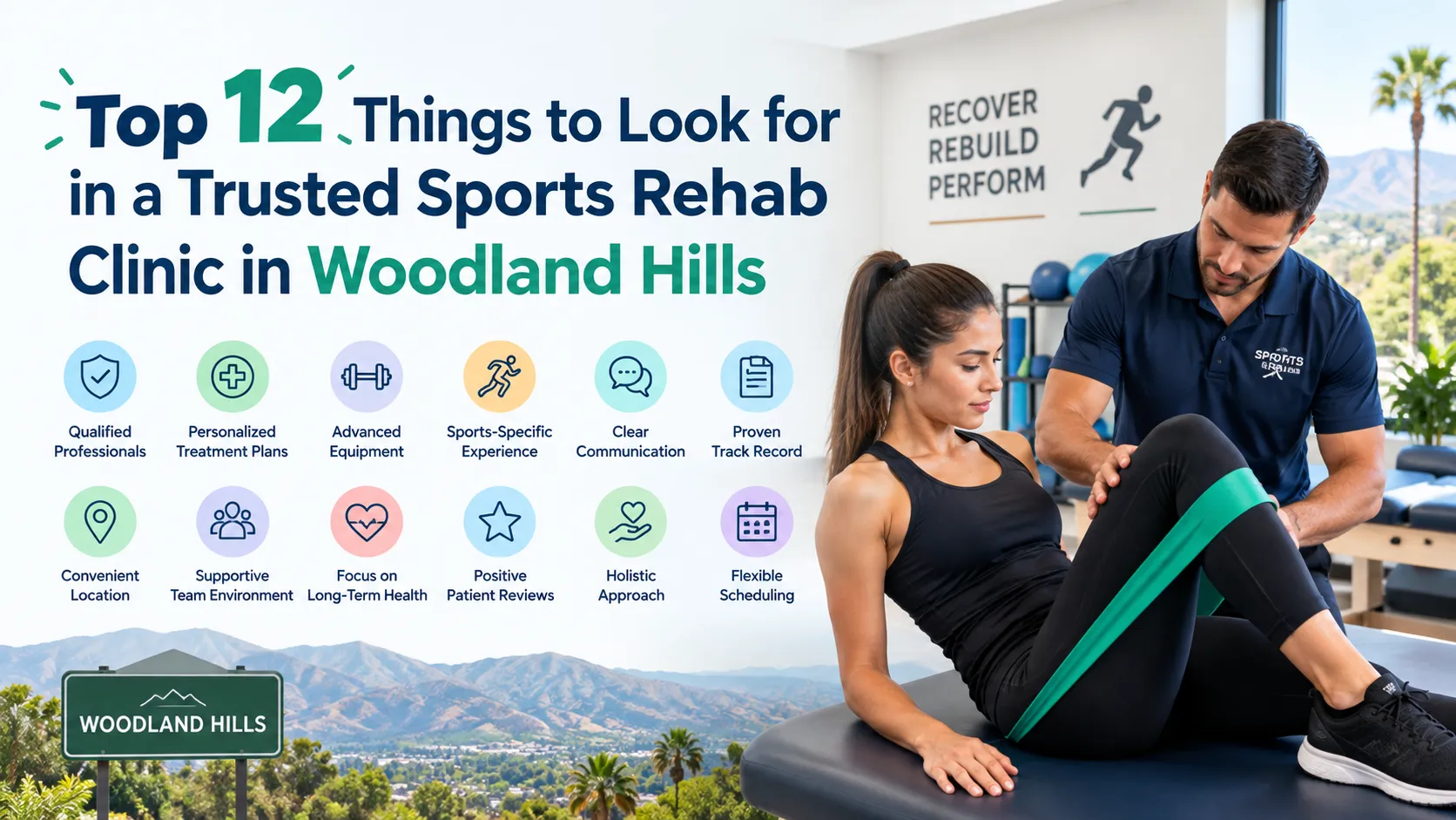 Top 12 Things to Look for in a Trusted Sports Rehab Clinic in Woodland Hills