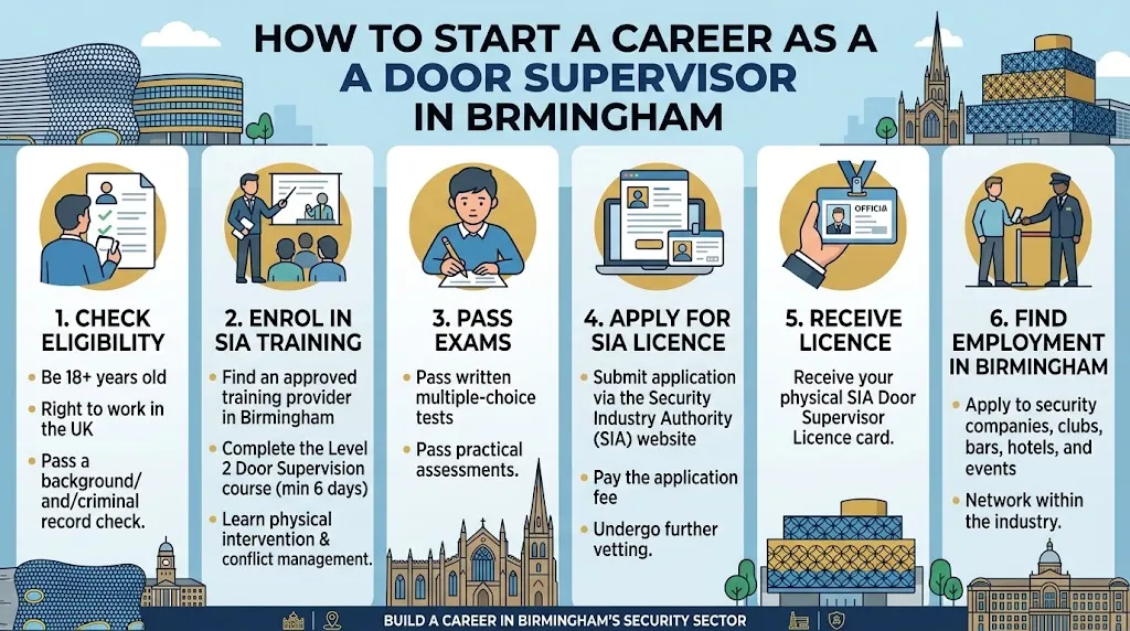 How to Start a Career as a Door Supervisor in Birmingham