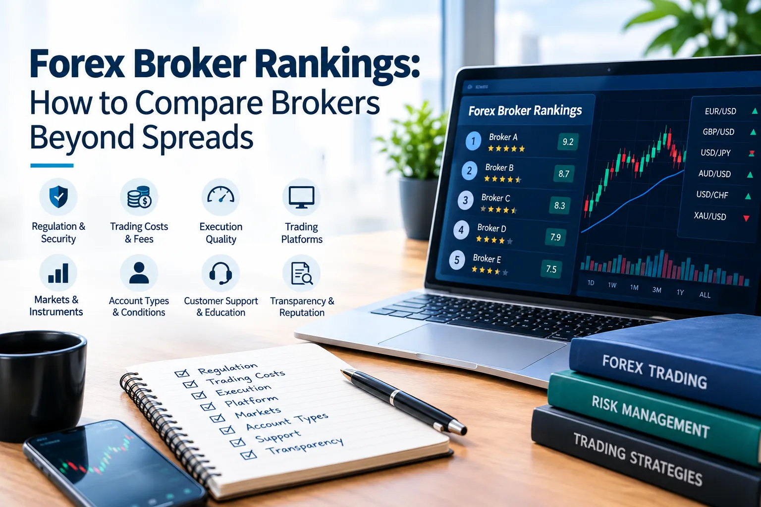Forex Broker Rankings: How to Compare Brokers Beyond Spreads
