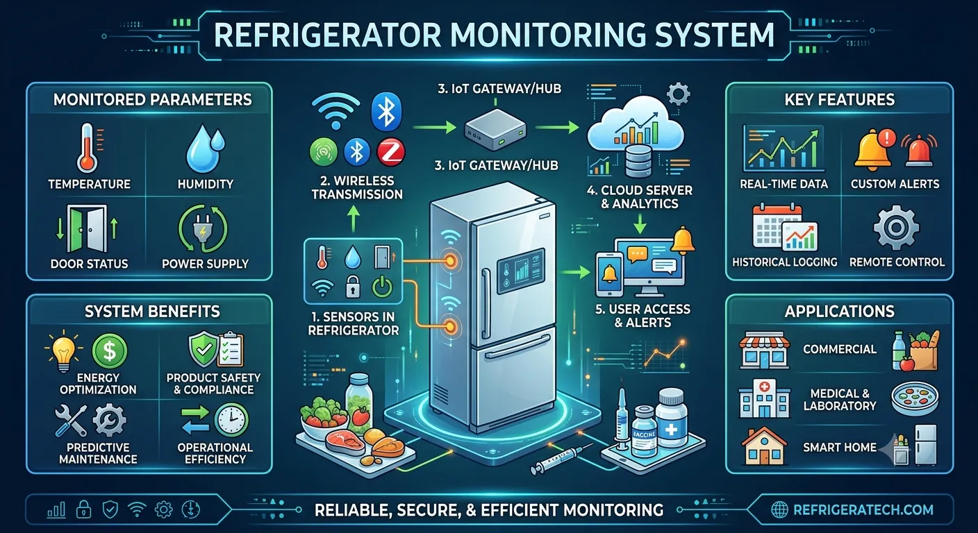 Smart Refrigerator Temperature Monitoring in UAE: Protecting Critical Storage 24/7