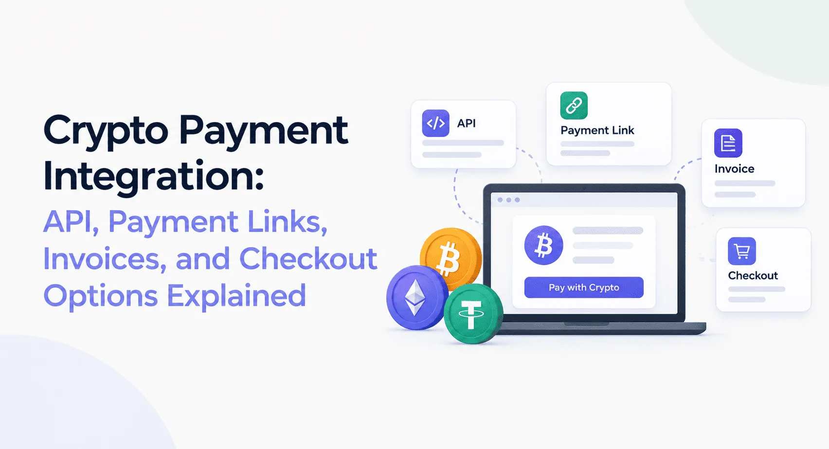 Crypto Payment Integration: API, Payment Links, Invoices, and Checkouts Explained