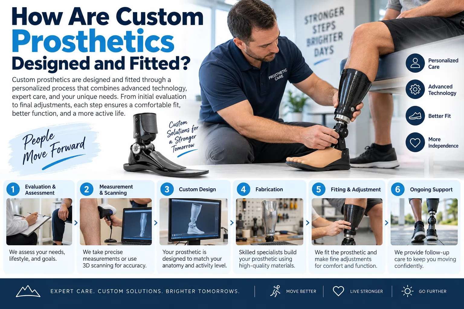 How Are Custom Prosthetics Designed and Fitted?