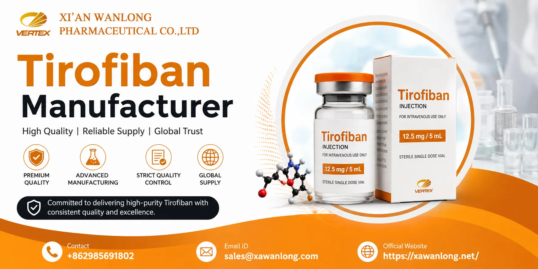 Tirofiban Manufacturer: Choosing a Trusted Partner for High-Quality Pharmaceutical Solutions