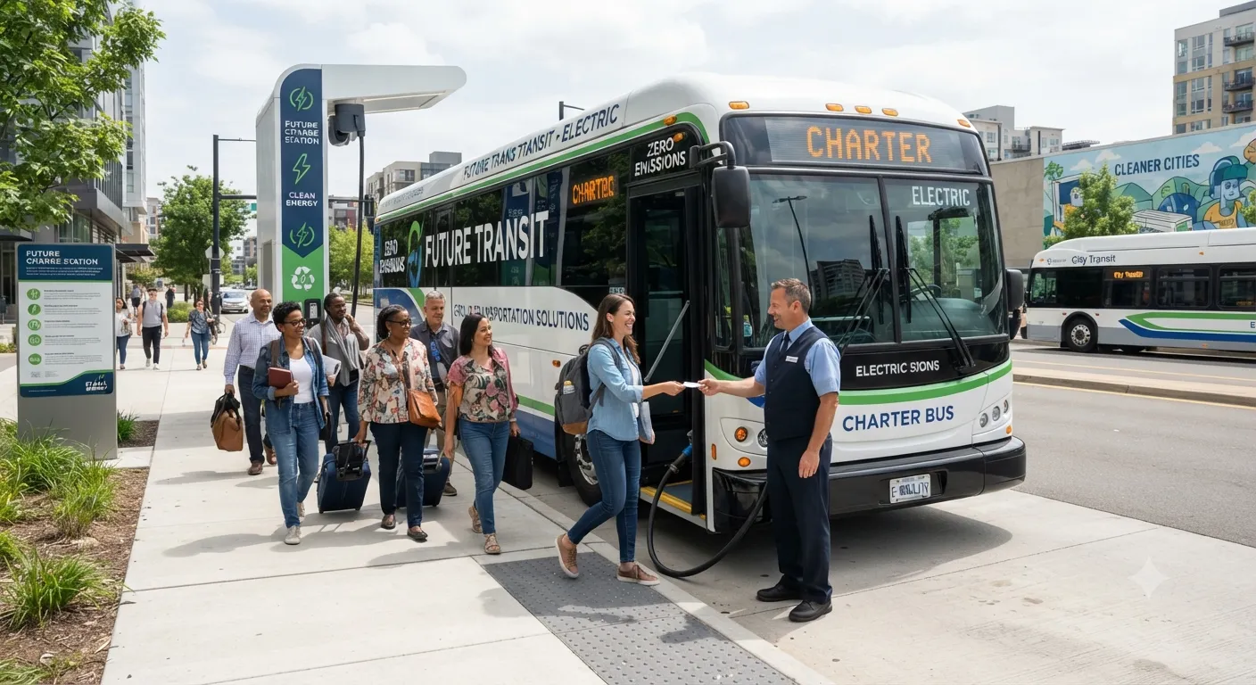 How Electric Charter Buses Are Transforming the Future of Group Transportation