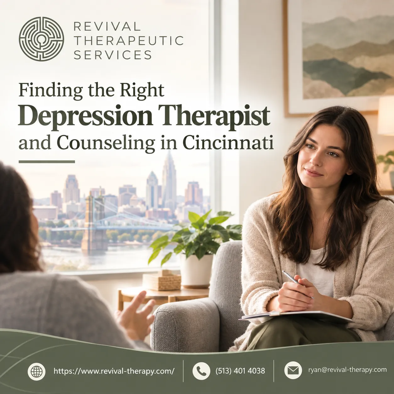 Finding the Right Depression Therapist and Counseling in Cincinnati