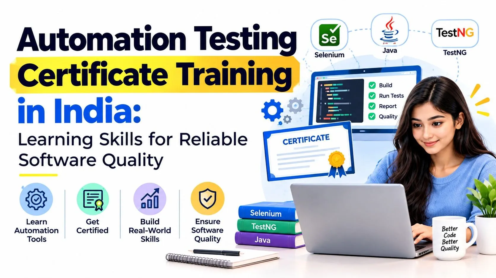 Automation testing certificate training in india: Learning Skills for Reliable Software Quality