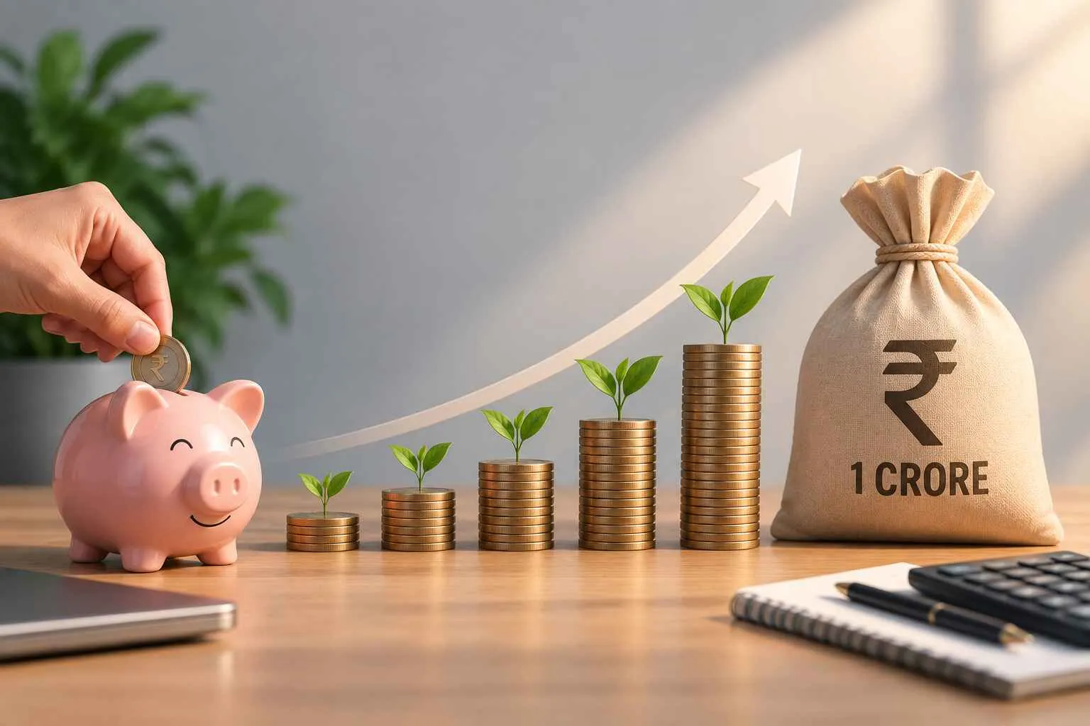 How Much Should You Invest Monthly to Reach a One Crore Goal?