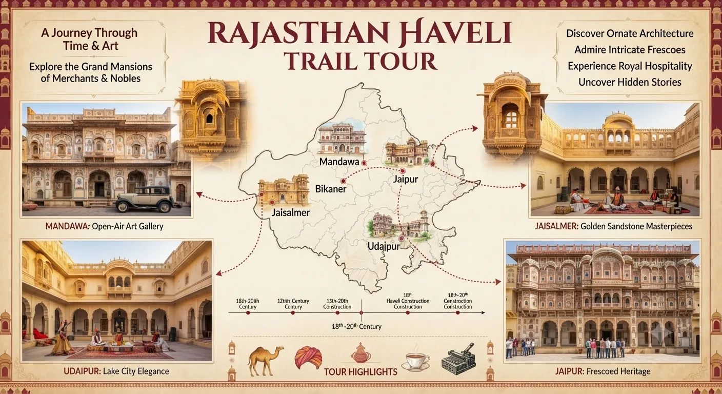 Rajasthan Haveli Trail: Exploring the Heritage of Shekhawati and Beyond