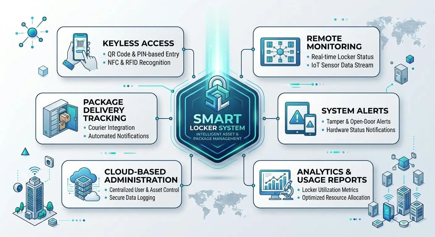 Smart Locker System Dubai: The Future of Secure Deliveries and Self-Service Storage