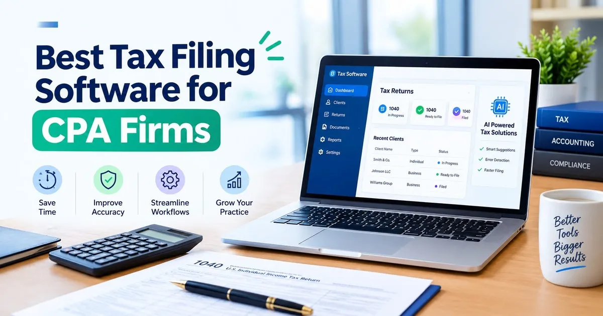 Best Tax Filing Software for CPA Firms: What Every US Practice Should Know