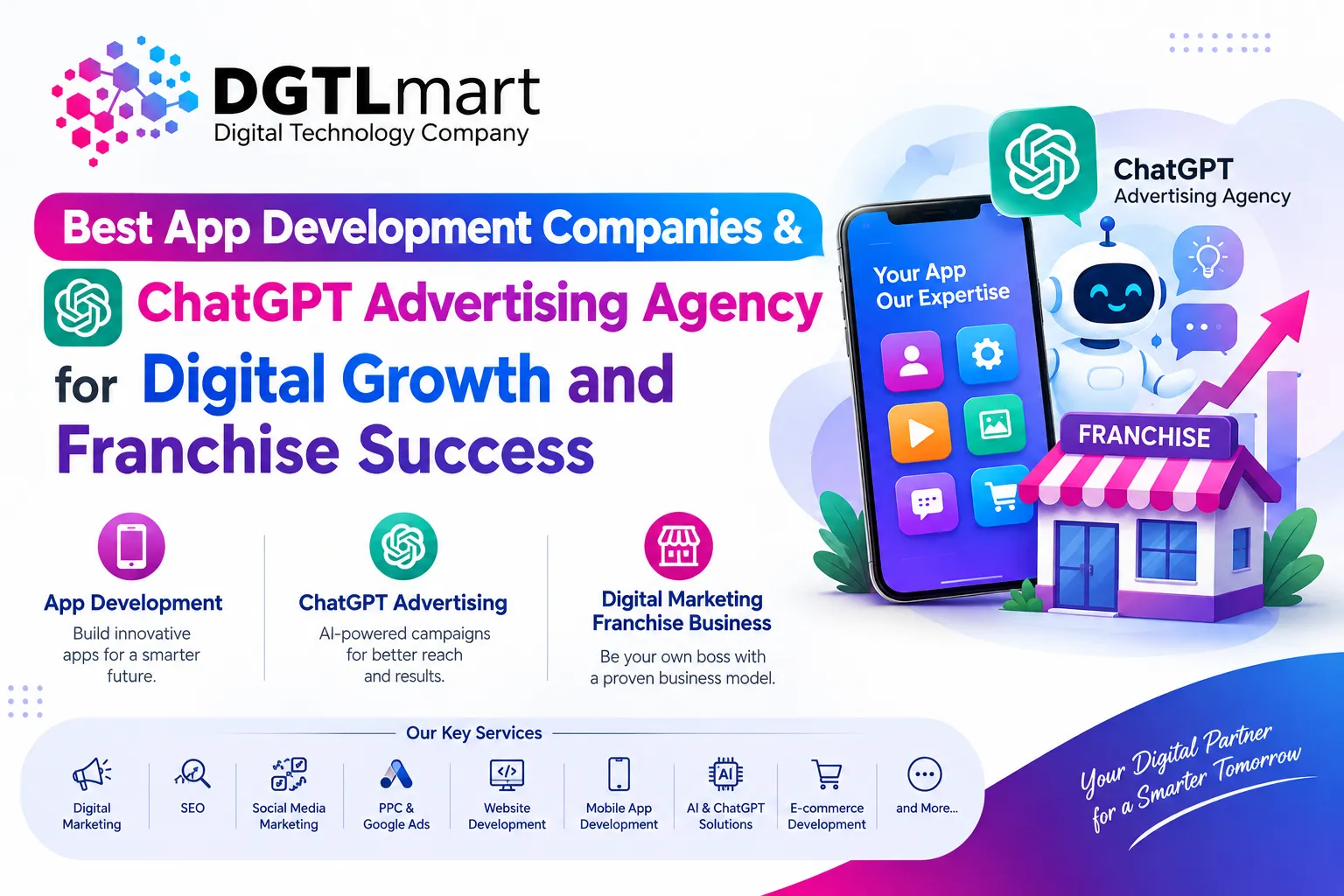 Best App Development Companies & ChatGPT Advertising Agency for Digital Growth and Franchise Success