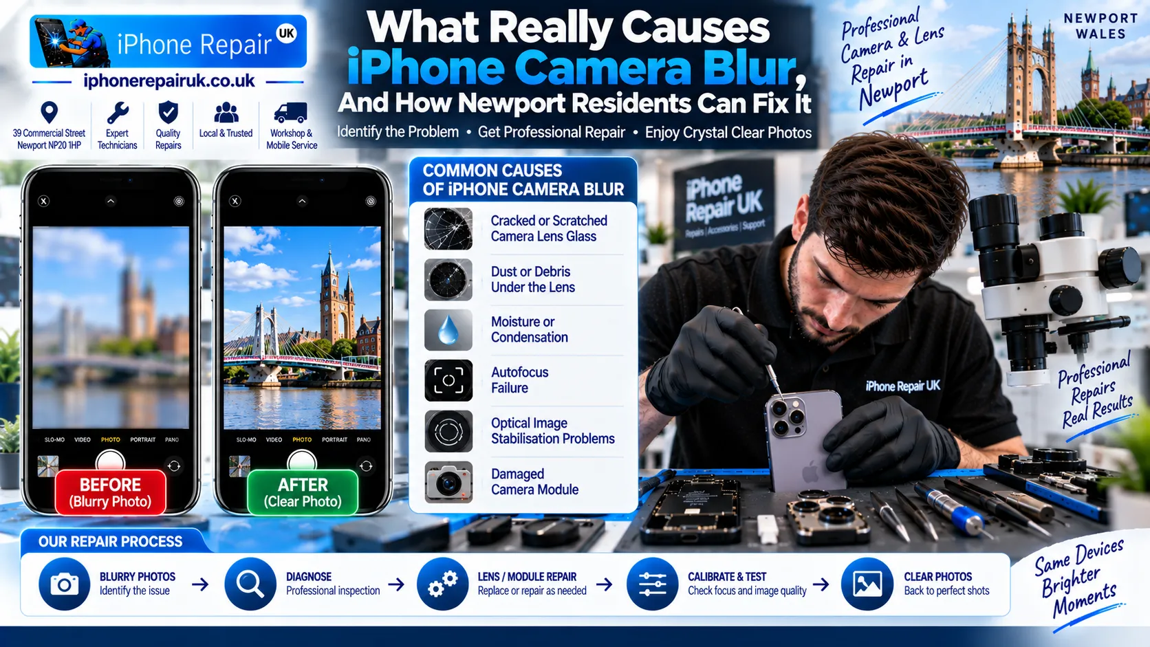 What Really Causes iPhone Camera Blur, And How Newport Residents Can Fix It