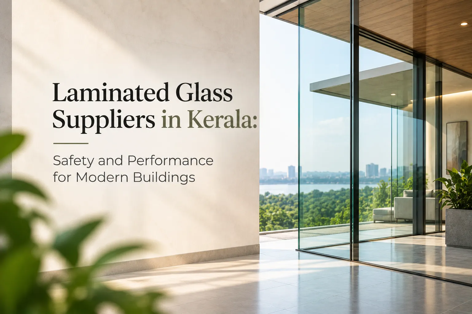 Laminated Glass Suppliers in Kerala: Safety and Performance for Modern Buildings