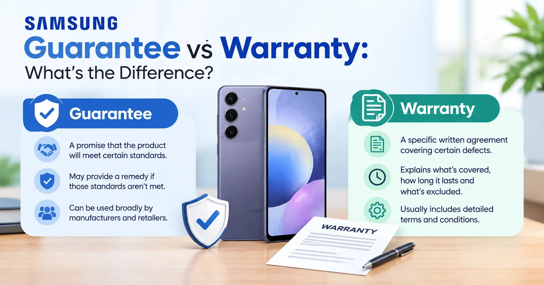 Samsung Guarantee vs Warranty: What’s the Difference?