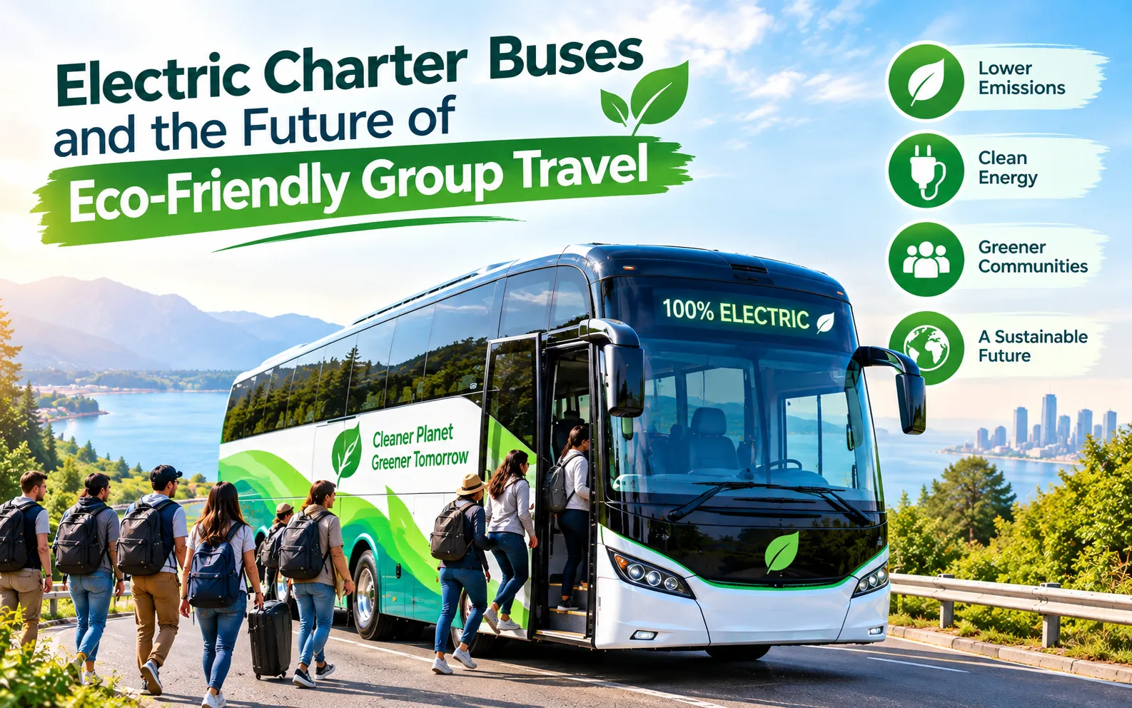 Electric Charter Buses and the Future of Eco-Friendly Group Travel