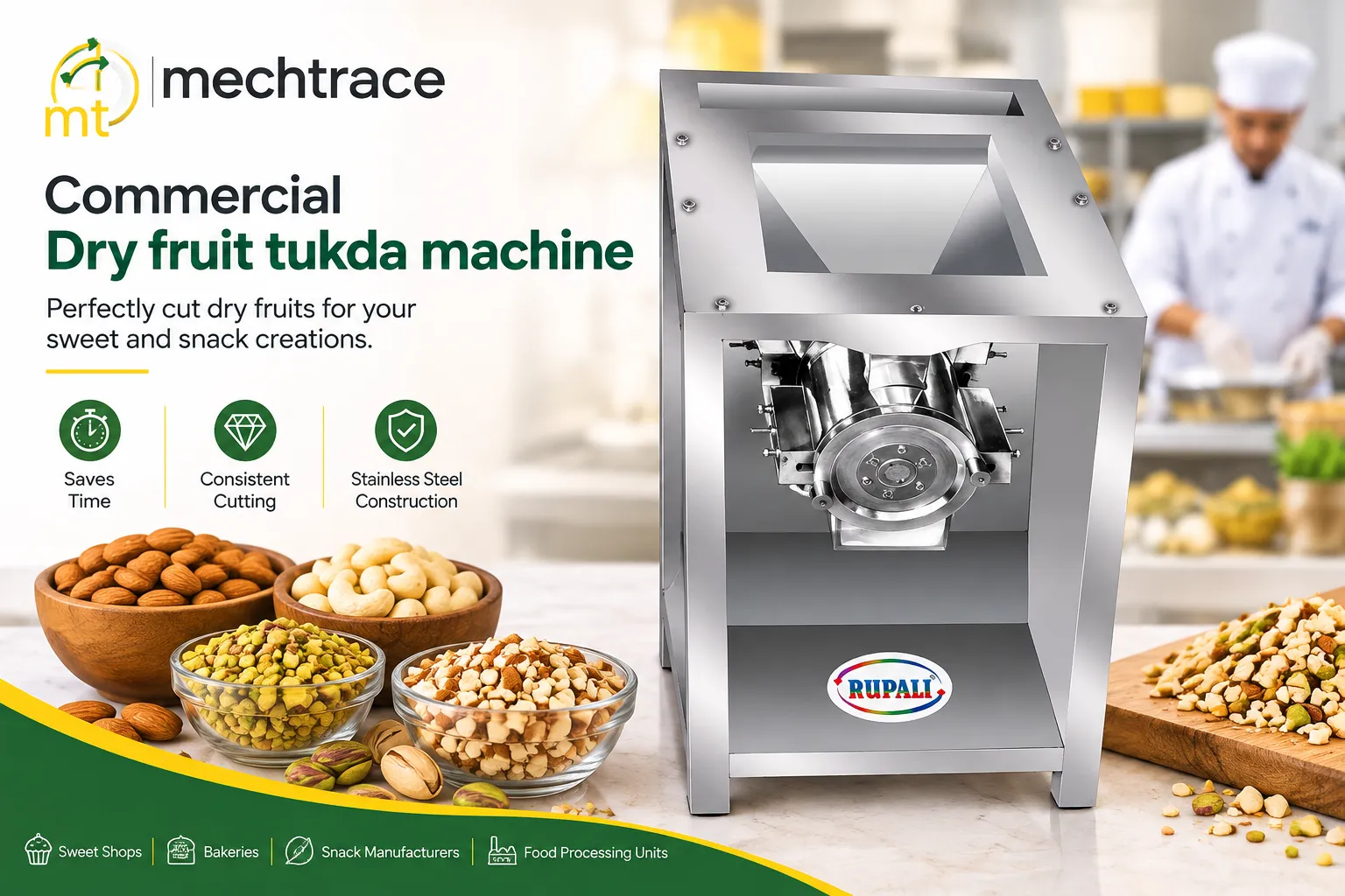 Commercial Food Processing Equipment: Improving Efficiency with Mechtrace