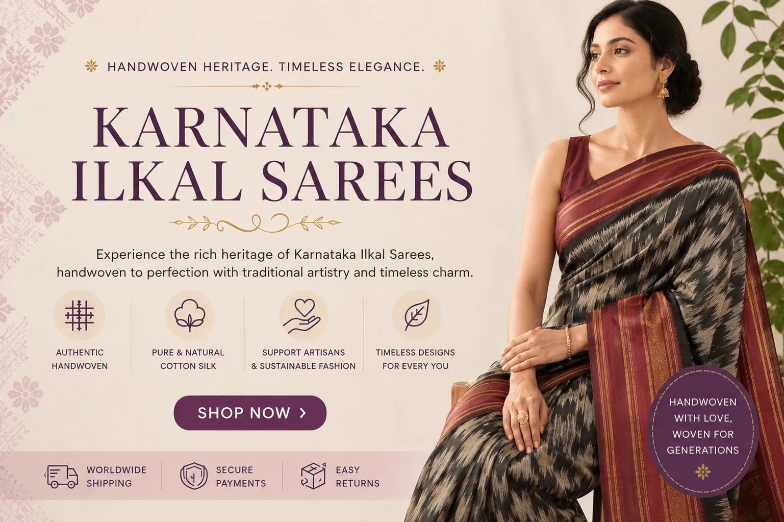 The Story Behind Ilkal Saree: A Tradition Woven Into Everyday Fashion