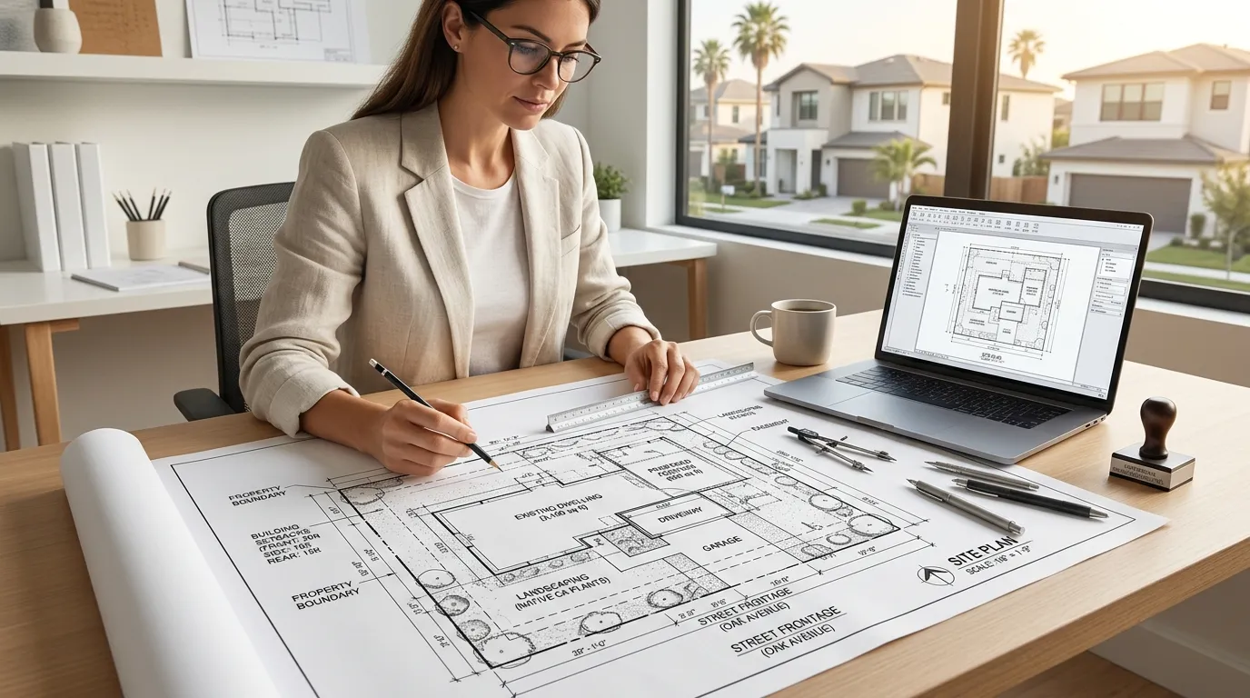How to Prepare a Site Plan for a Building Permit in California