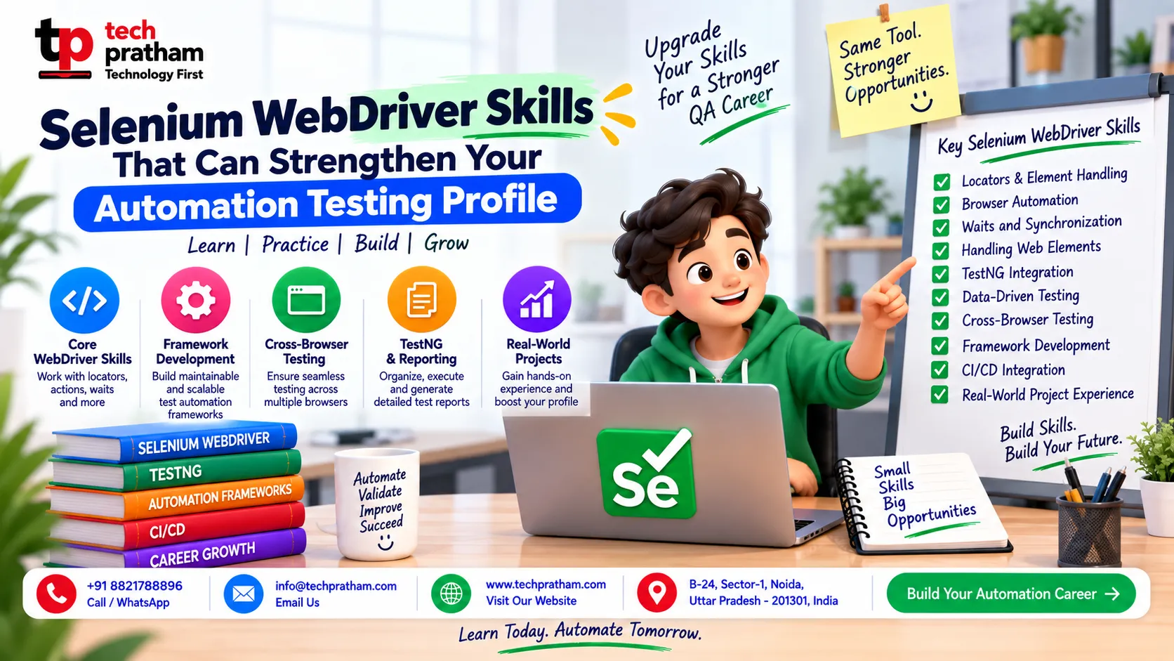 Selenium WebDriver Skills That Can Strengthen Your Automation Testing Profile