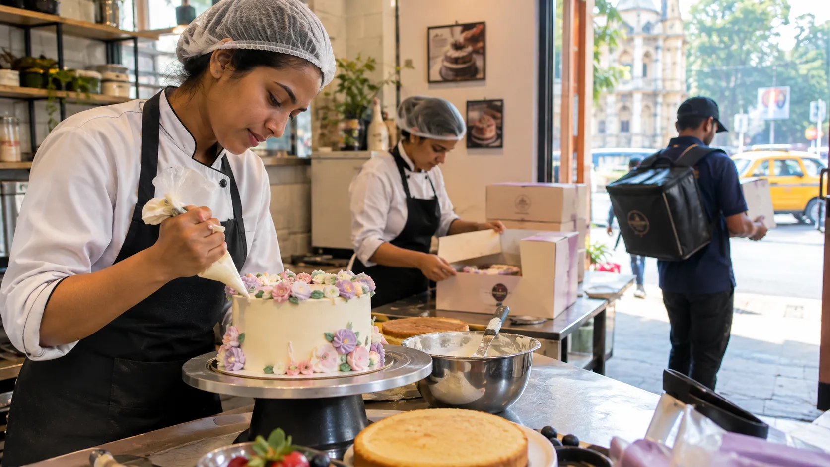From Kitchen to Doorstep: The Journey of a Cake Delivery in Kolkata