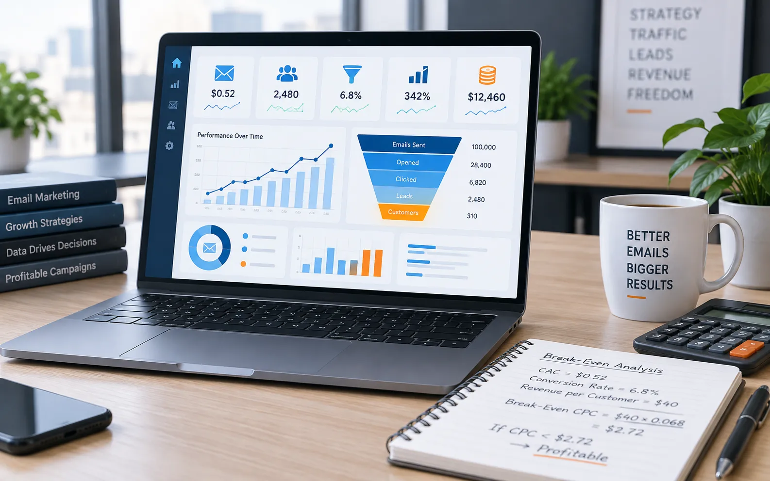 Is Paid Email Traffic Worth It? A Simple Break-Even Calculation