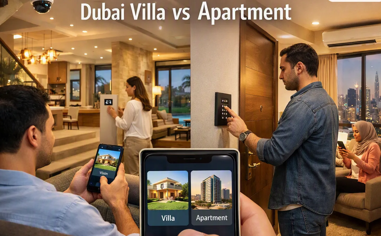 Home Automation for Dubai Villas vs. Apartments: Main Differences