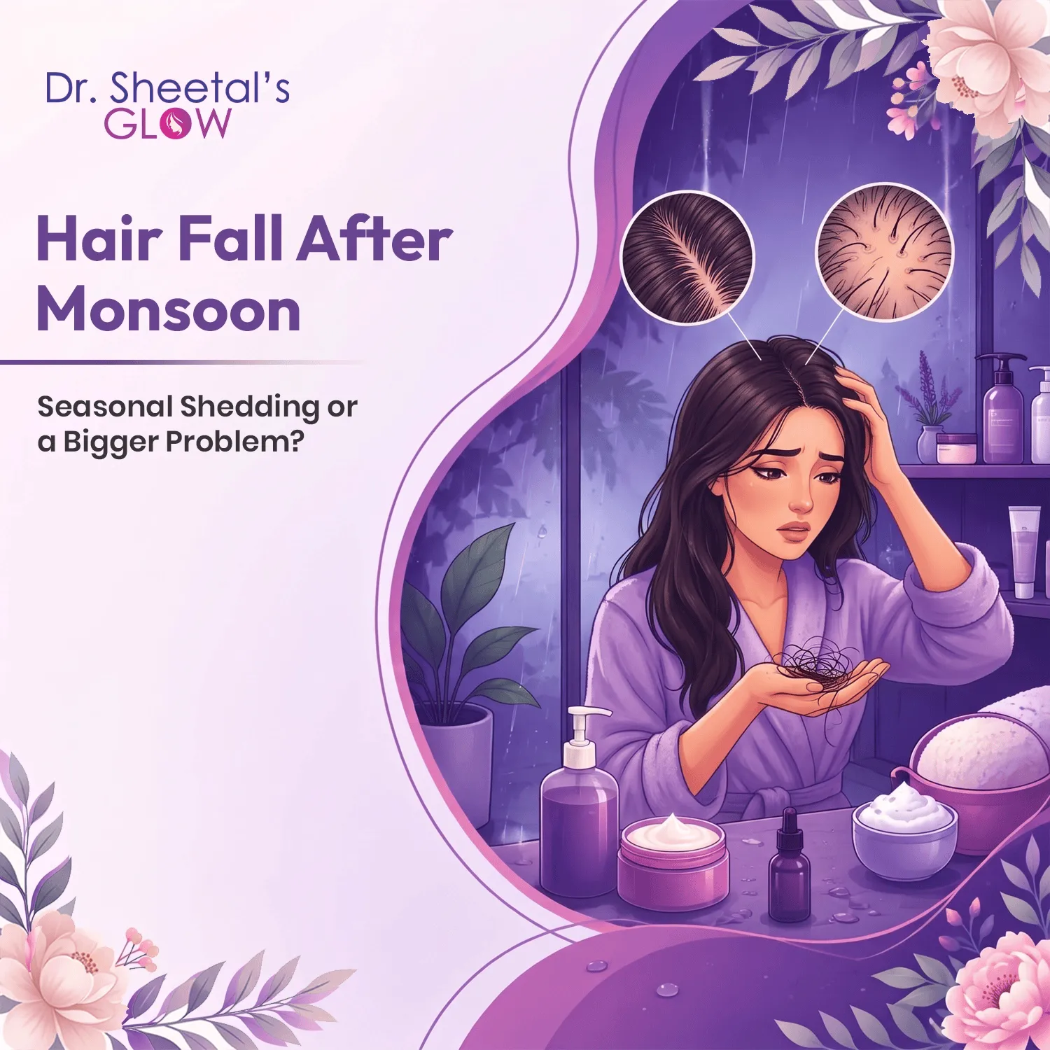 Why Is My Hair Still Falling After the Monsoon?