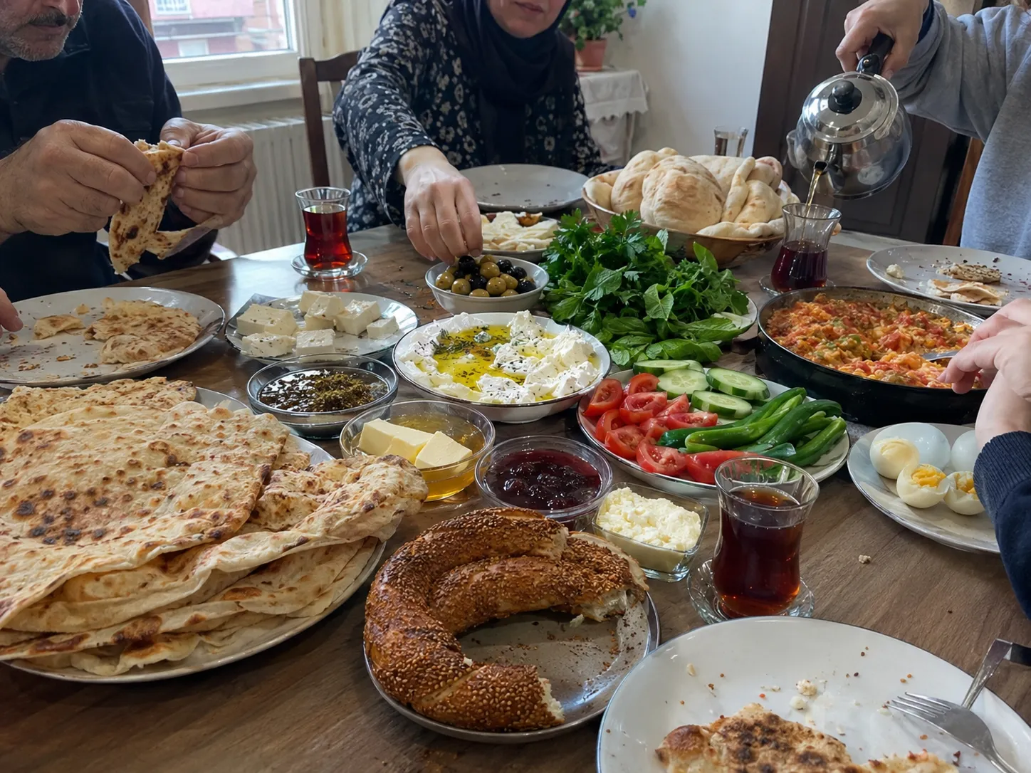 Saj, Pita, Lavash and More: The Breads of a Middle Eastern Breakfas