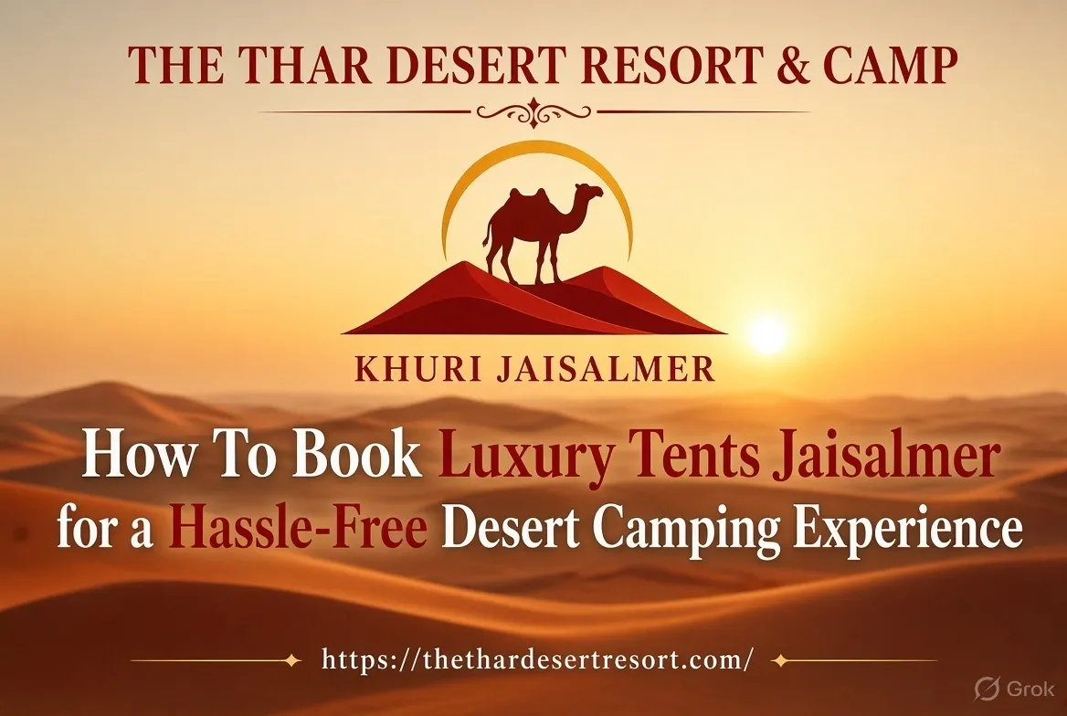 How To Book Luxury Tents Jaisalmer for a Hassle-Free Desert Camping Experience