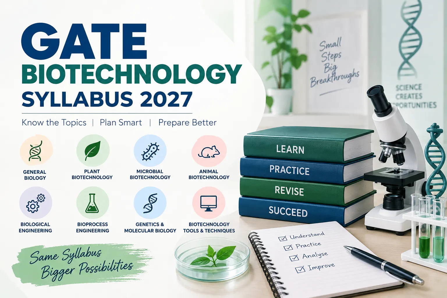 GATE Biotechnology Syllabus 2027: Topics, Important Topics & Preparation Guide