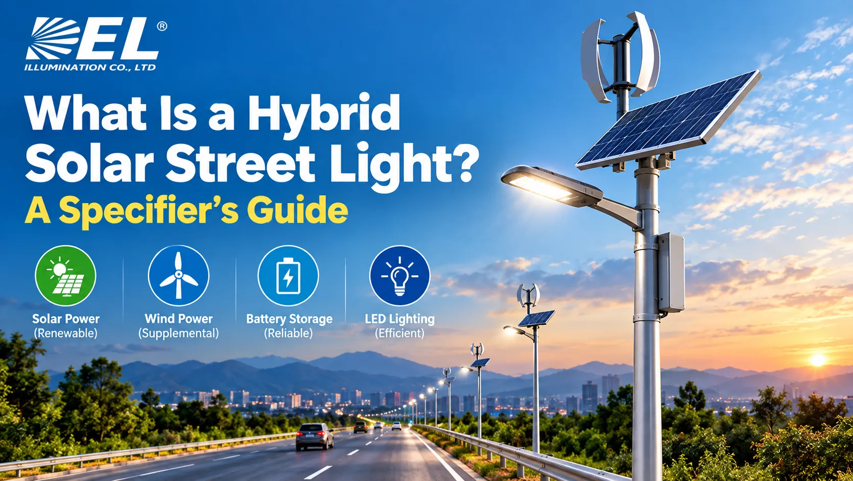 What Is a Hybrid Solar Street Light? A Specifier's Guide