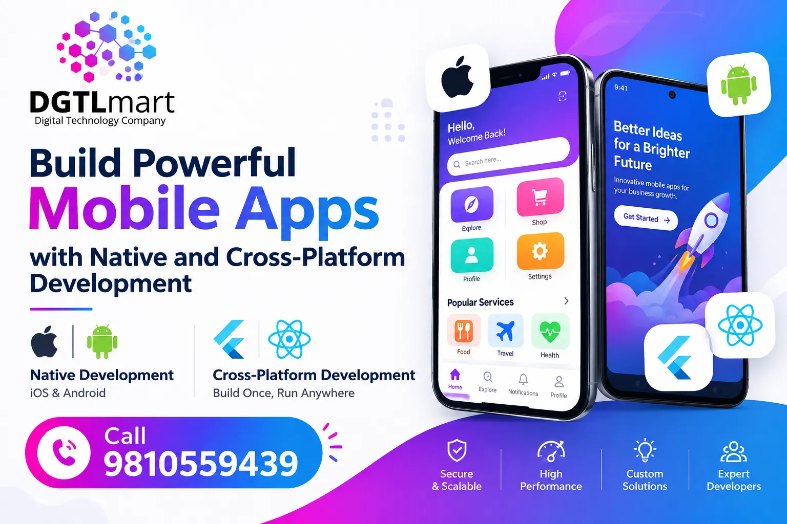 Mobile App Development Company for Native and Cross Apps