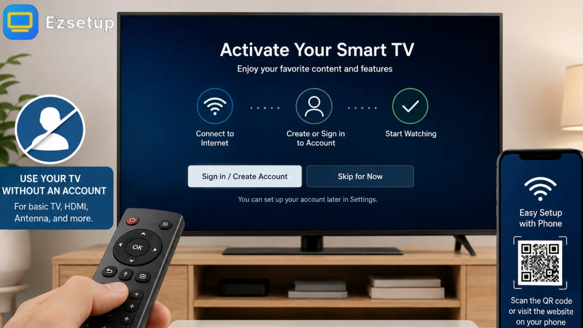 Can You Activate a Smart TV Without Creating an Account?