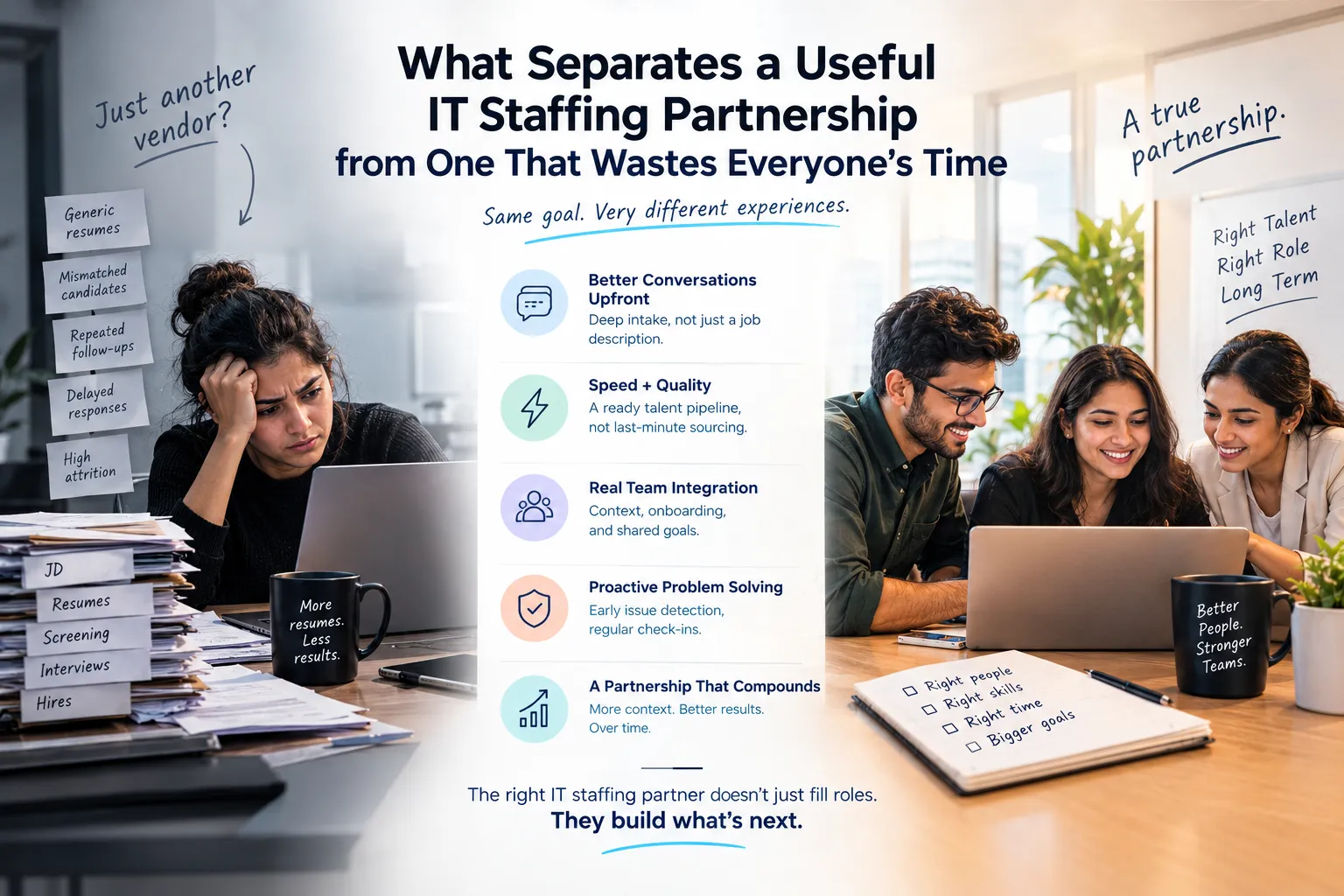 What Separates a Useful IT Staffing Partnership from One That Wastes Everyone's Time
