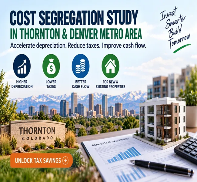 Cost Segregation Study for Real Estate Investors in Thornton