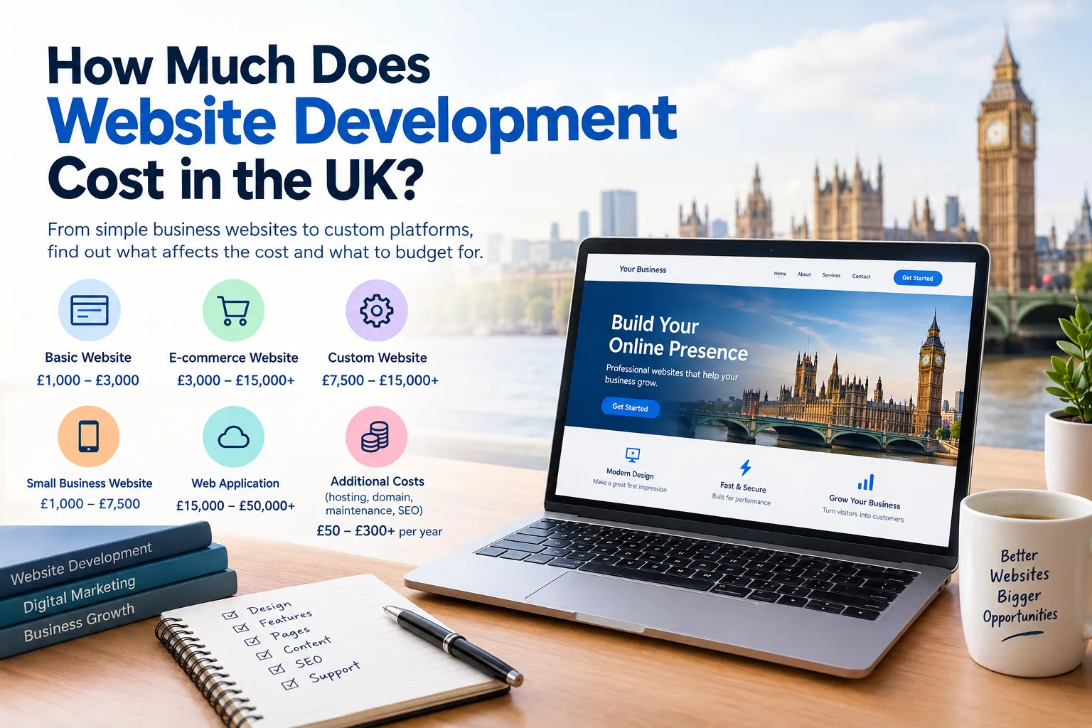 How Much Does Website Development Cost in the UK?
