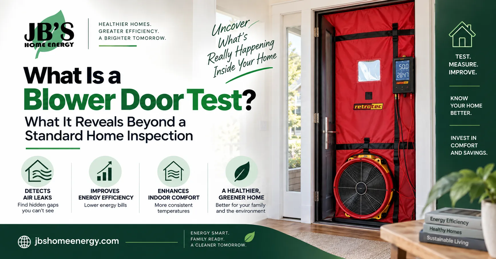 What Is a Blower Door Test? What It Reveals Beyond a Standard Home Inspection