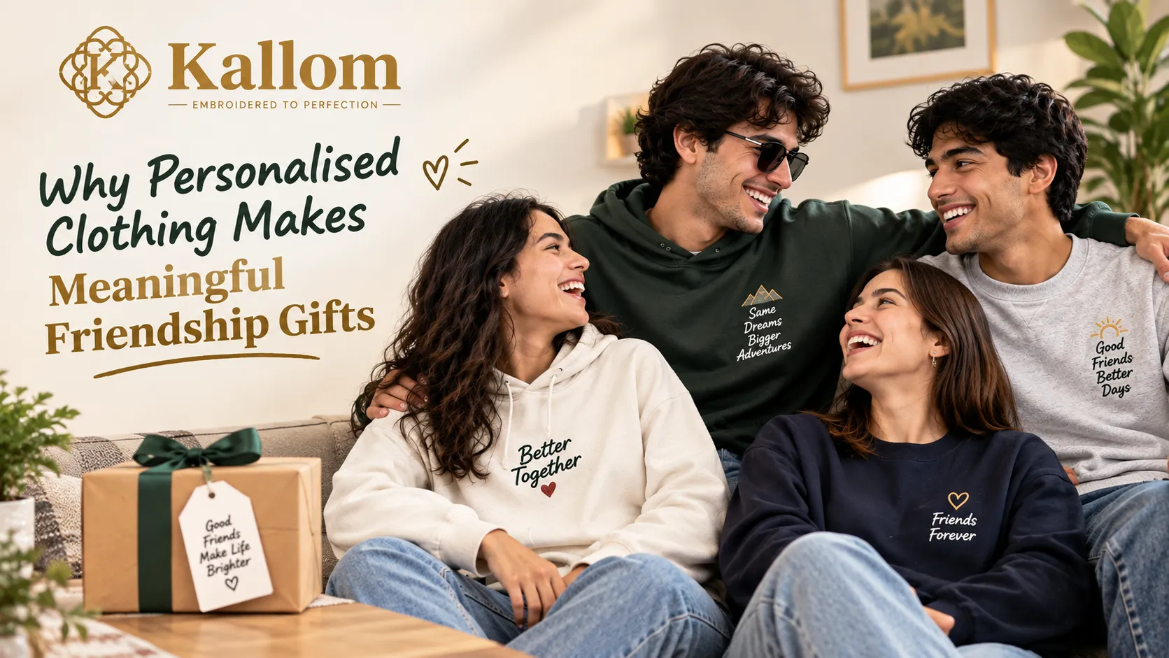 Why Personalised Clothing Makes Meaningful Friendship Gifts