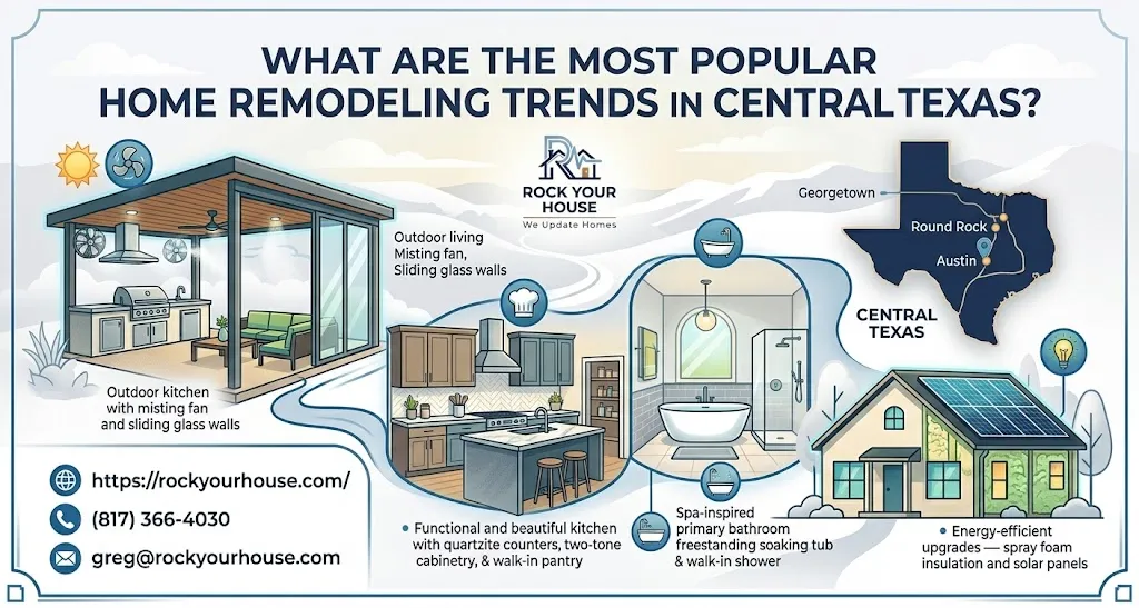 What Are the Most Popular Home Remodeling Trends in Central Texas?