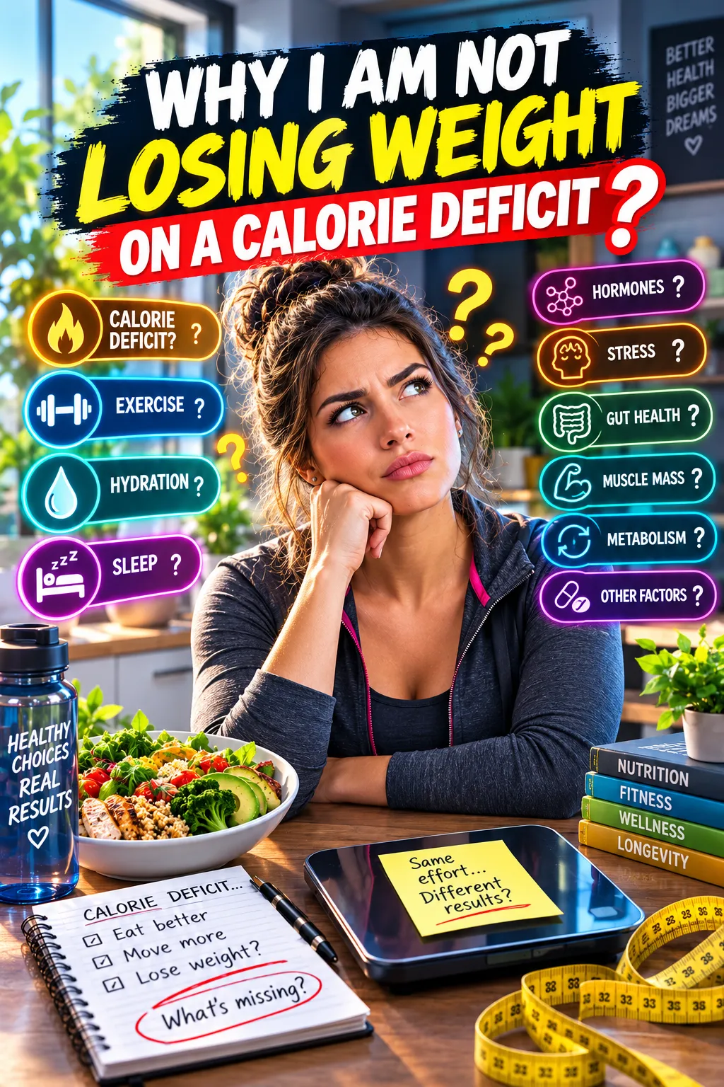 Why Am I Not Losing Weight on a Calorie Deficit? 10 Real Reasons Explained