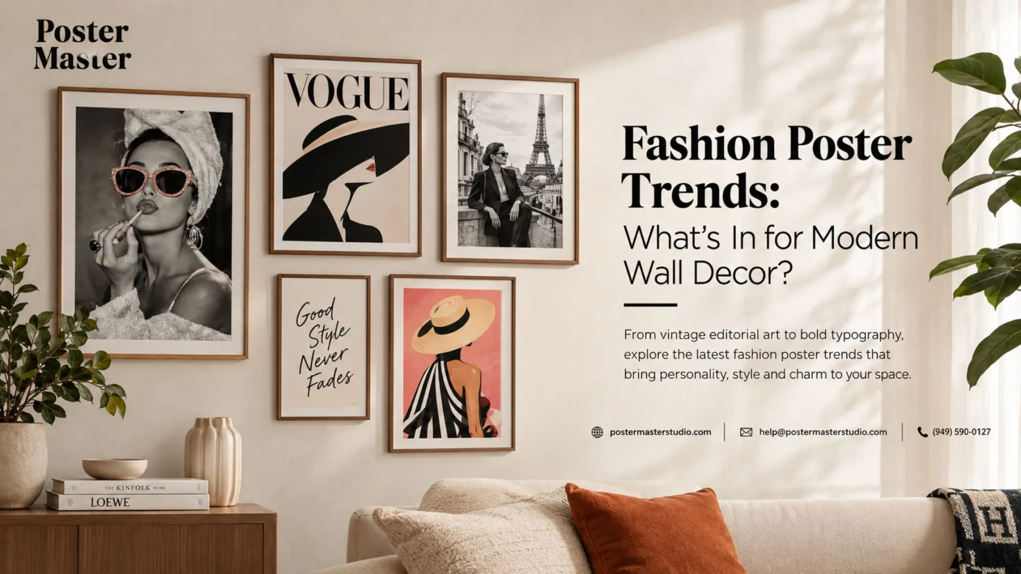 Fashion Poster Trends: What’s In for Modern Wall Decor?