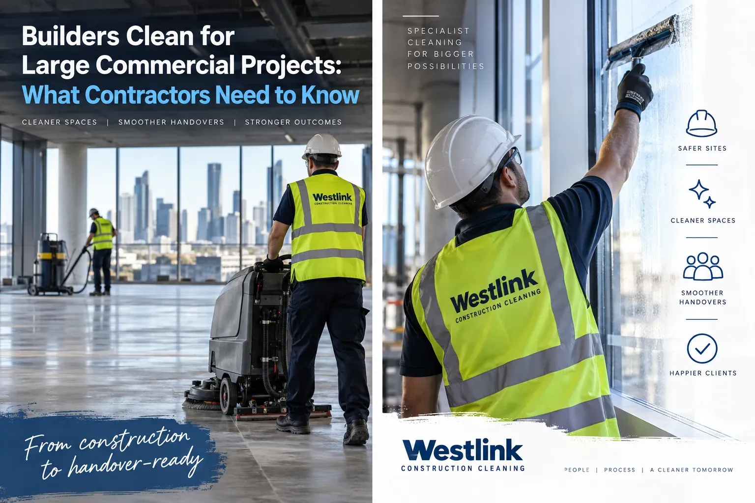Builders Clean for Large Commercial Projects: What Contractors Need to Know
