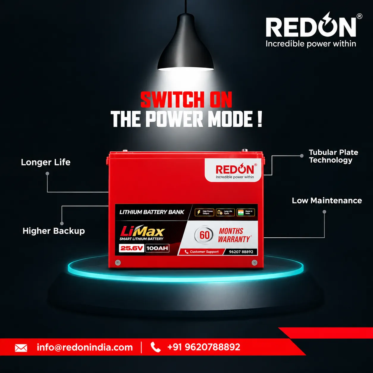Top Benefits of Using Lithium Batteries – Redon Lithium Industries Pvt Ltd.
