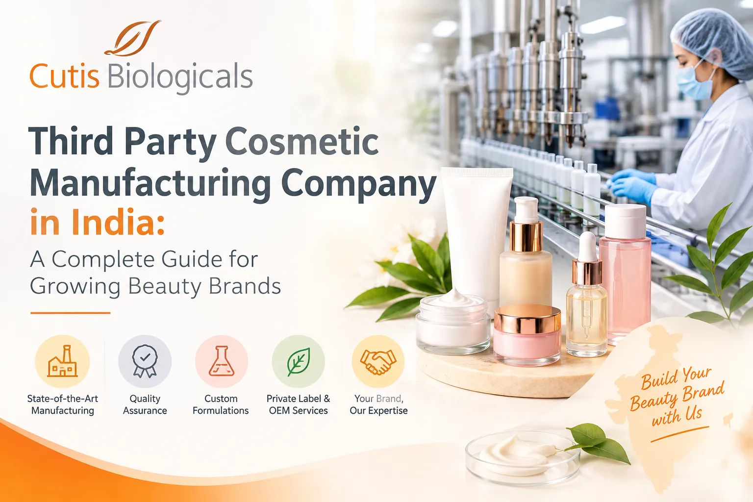 Third Party Cosmetic Manufacturing Company in India: A Complete Guide for Growing Beauty Brands