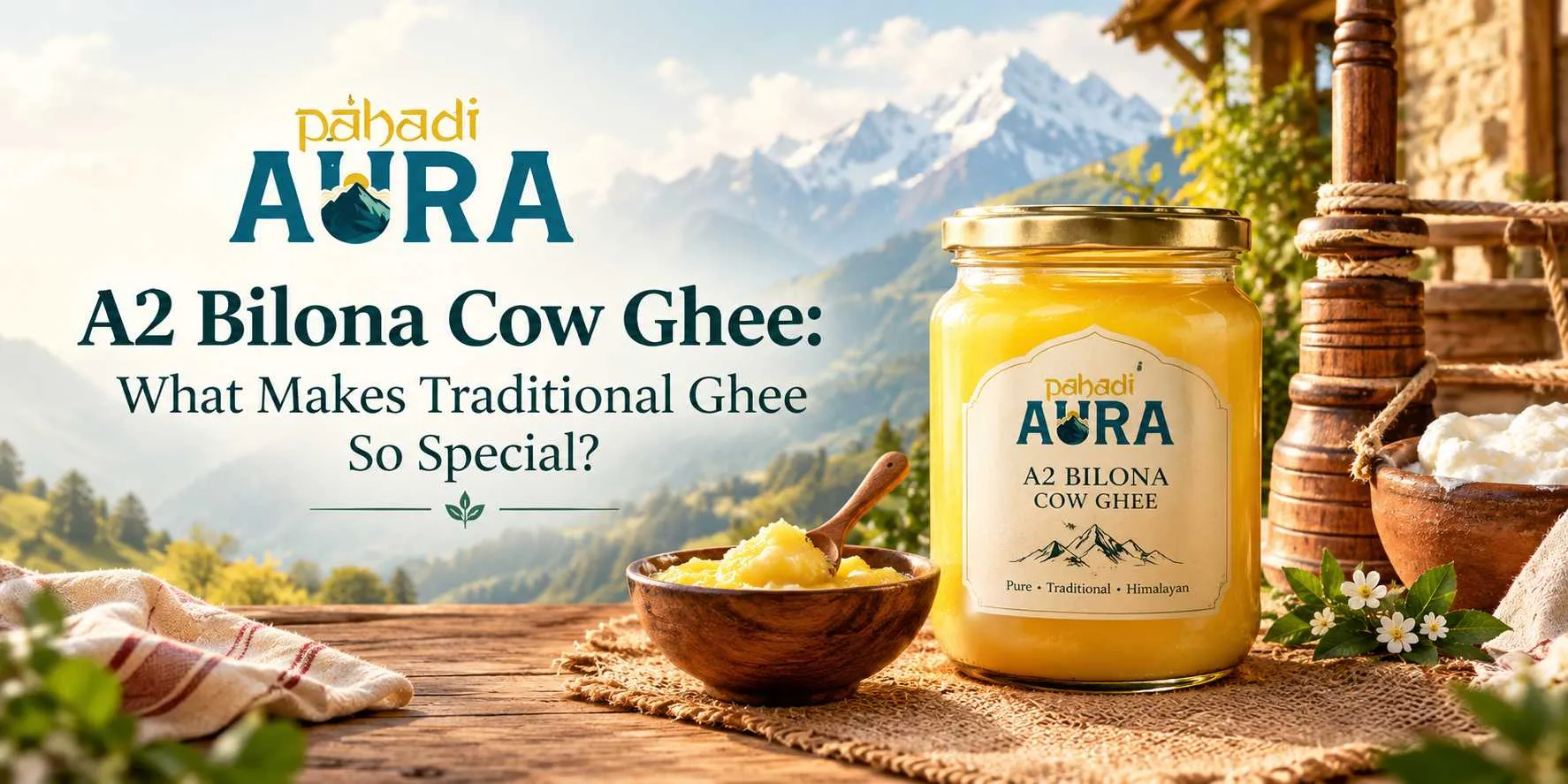 A2 Bilona Cow Ghee: What Makes Traditional Ghee So Special?