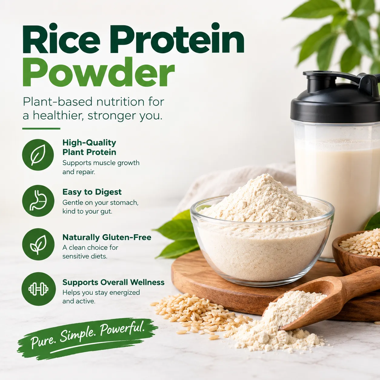 Build Muscle Naturally: The Truth About Rice Protein Powder