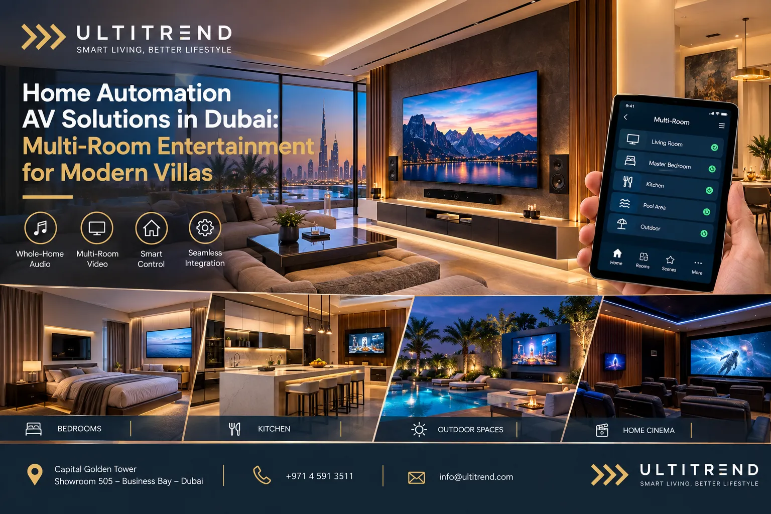 Home Automation AV Solutions in Dubai: Villa Entertainment